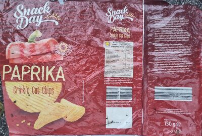 Čips rebrasti paprika