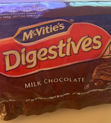 KEKS DIGESTIVE CHOCO FLOWPACK 200 G MCVITIE'S
