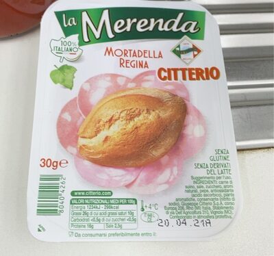 MERENDA MORTADELLA REGINA 30 G CITTERIO