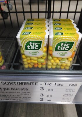 TIC TAC CITRUS MIX 18g
