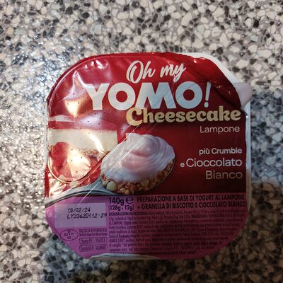 JOGURT CHEESECAKE MALINA I KEKS COKOLADA 140 G OH MY YOMO