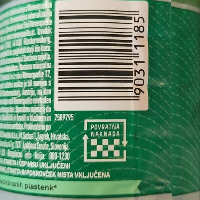 VODA ROMERQUELLE GAZIRANA. 0,5L