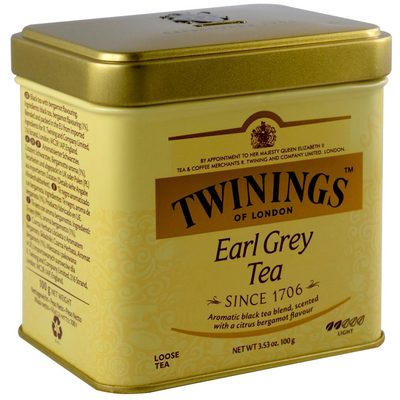 ČAJ TWININGS 100G EARL GREY LIMENKA -6/1-