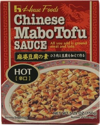 LJUTI ZAČINSKI SOS ZA PRIPREMU JELA MABO TOFU 150G HOUSE FOODS