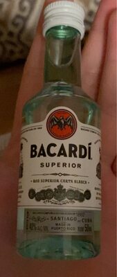 RUM BACARDI CARTA BLANCA MINIATURE 0.05L PET