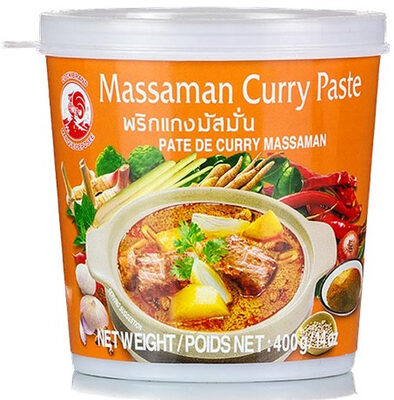 KARI PASTA MASSAMAN OD CRVENIH LJUTIH PAPRIKA 400G COCK