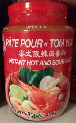 PASTA LJUTO KISELA TOM YUM 454GR COCK
