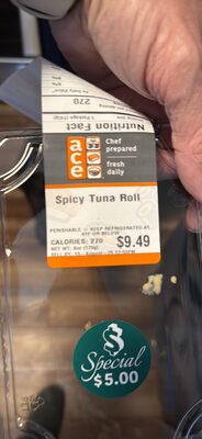 SUSHI MINI CALIF ROLL 199G GRUPO OHA