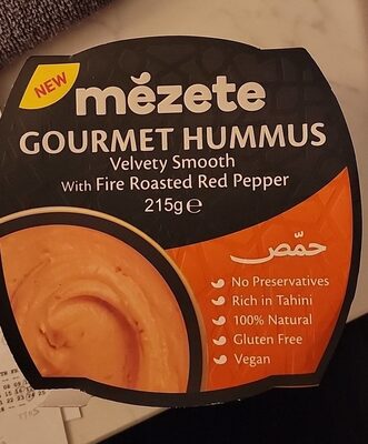 MEZETE HUMMUS 215G PEC.PAPRIKA