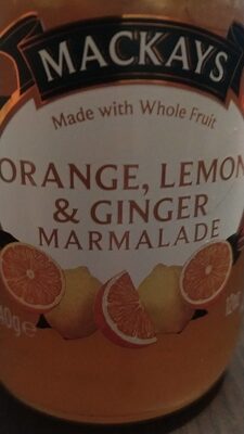 MARMELADA MACKAYS 340G -6/1NARANČA I LIMUN S ĐUMBIROM