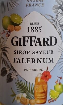 KOKTEL SIRUP GIFFARD FALERNUM 1,00L (6)*
