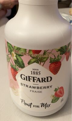 GIFFARD STRAWB. 1 l FRUIT FOR MIX