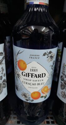 KOKTEL SIRUP GIFFARD BLUE CURACAO 1,00L (6)*