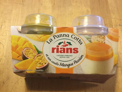 PANNA COTTA MANGO 2X120 G