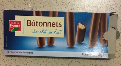 KEKS ŠTAPIĆI PRELIVENI MLEČNOM ČOKOLADOM 150 GR BELLE FRANCE