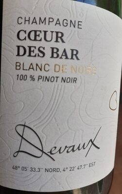 *PJENUŠAC CHAMPAGNE BLANC DE NOIR CDB BRUT V.A. DEVAUX 0.75L ZOI 6/1