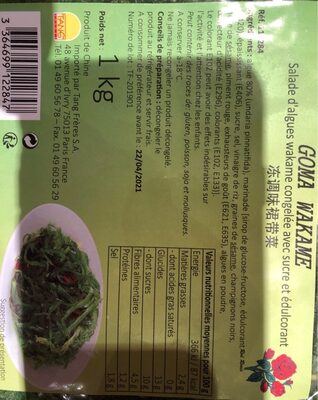 ZAMRZNUTA SALATA OD ALGI 'RED ROSE' 1KG