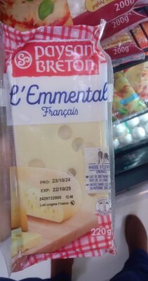 SIR EMMENTALER 220 G PAYSAN BRETON LAITA