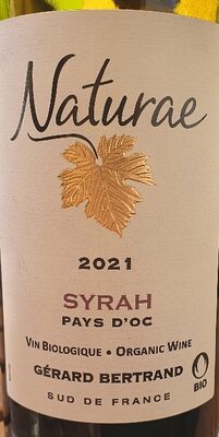 *SYRAH NATURAE VEGAN 2022. 0,75L G.BERTRAND -6/1-