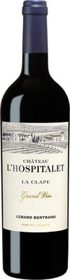 *CHATEAU L`HOSPITALET GD VIN ROUGE 0,75L 2022. G.BERTRAND -6/1-