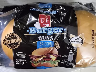 LEPINJE BRIOCHE BURGER BUNS 320gr