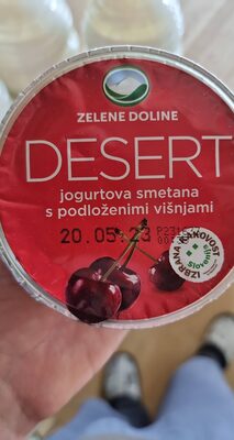 JOGURT DESERTNI VIŠNJA 150g ZELENE DOLIN