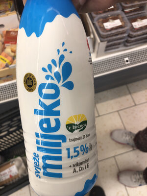 SVJEZE MLIJEKO 21 DAN 1,5% 1 L PET VINDIJA