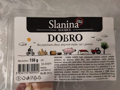 SLANINA KOCKICE 150g DOBRO