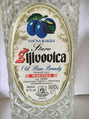 ŠLJIVOVICA 0,70 L MARASKA