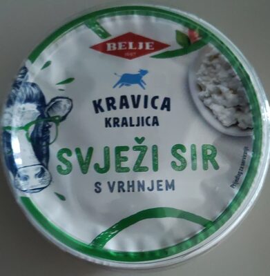 SIR SVJEŽI S VRHNJEM 200 g KRAVICA KRALJICA
