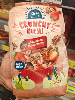MUESLI CRUNCH RISE&SMILE JAG ČOK 350g