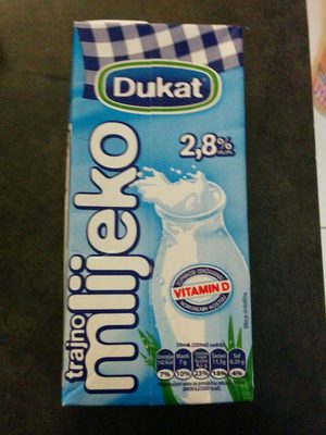 MLIJEKO UHT 2,8% DUKAT 1 L