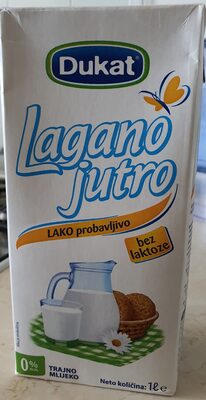 DUKAT LAGANO JUTRO MLIJEKO 0% 1L