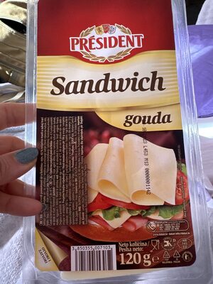 PRESIDENT SANDWICH GOUDA 120g