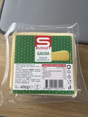 SIR GAUDA 45%m.m.S BUDGE.400 g