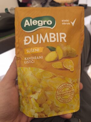DUMBIR KANDIRANI LISTICI 150 G ALEGRO