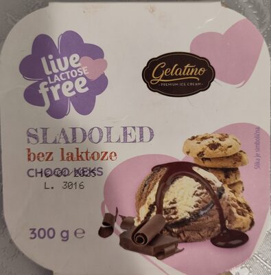 SLADOLED CHOCO KEKS BEZ LAKTOZE 500 ML LACTOSE FREE