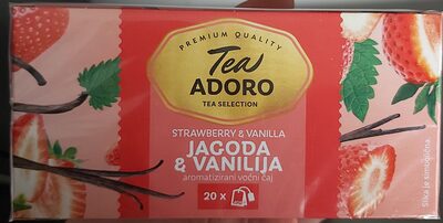 CAJ JAGODA I VANILIJA 40 G TEA ADORO