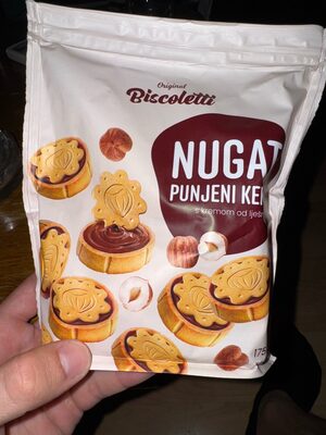 KEKSI NUGAT 175 G BISCOLETTI