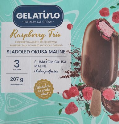 SLADOLED MALINA STAPIC 3 X 88 ML GELATINO