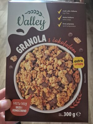 GRANOLA SA COKOLADOM 300 G VALLEY