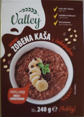 ZOBENA KASA COKOLADA 240 G VALLEY