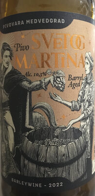 N-*PIVO MEDVEDGRAD 0.33L SVETI MARTIN -24/1- 10.3%ALC BARLEYWINE