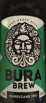 N-*PIVO BURA BREW 0.33L HURRICANE IPA -24/1-