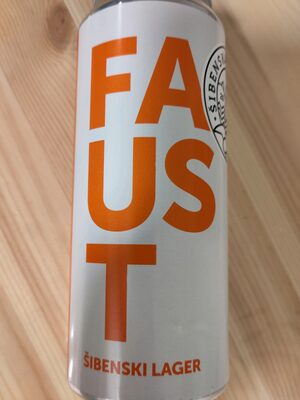 Šibenska pivovara Faust, lager 4,4%
