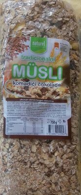 Naturel Muesli s komad.čokolade 750 g