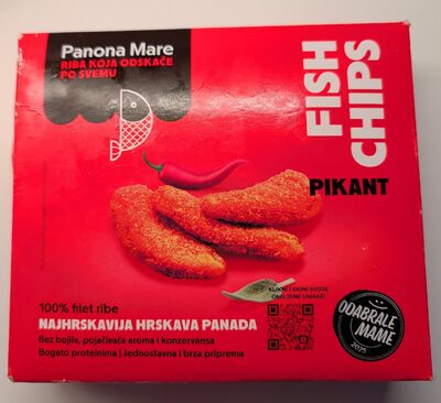 Panona Mare Fishchips Pikant 250g