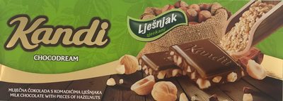 ČOKOLADA KANDI HAZELNUTS 220 g SAPON