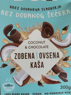 KAŠA ZOBENA BOOM BOX 300GKOKOS ČOKOLADA