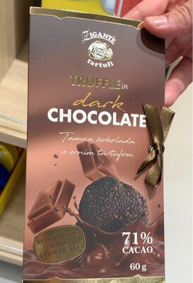 ČOKOLADA TAMNA S CRNIM TARTUFOM 60G